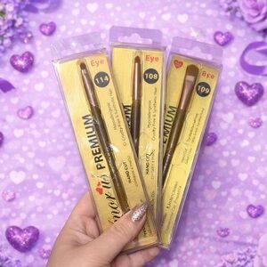 Premium Eye Brush Set - Gold